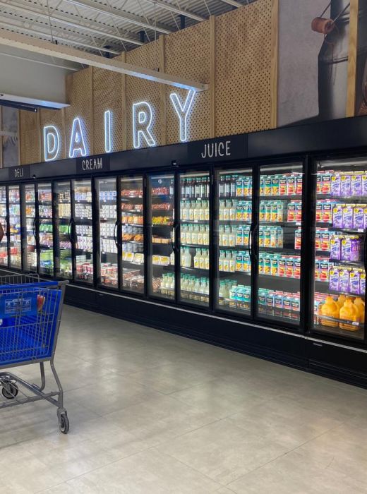 supermarket dairy zone